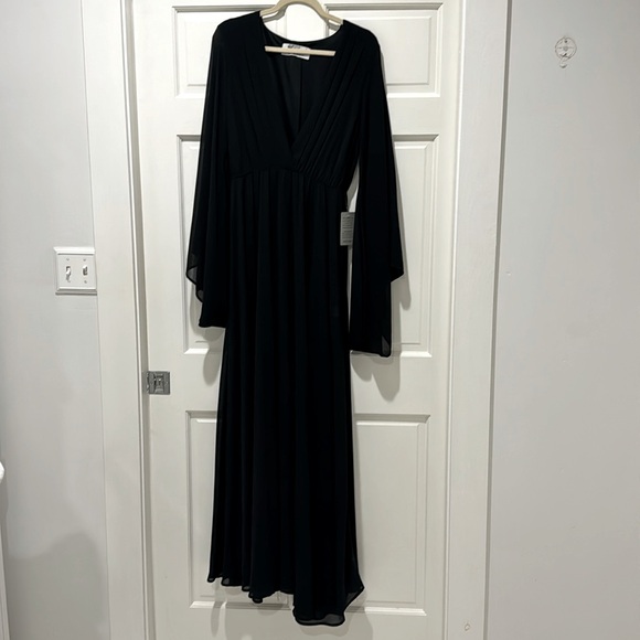 Meghan LA Dresses Meghan La Sunset Maxi Dress Black M